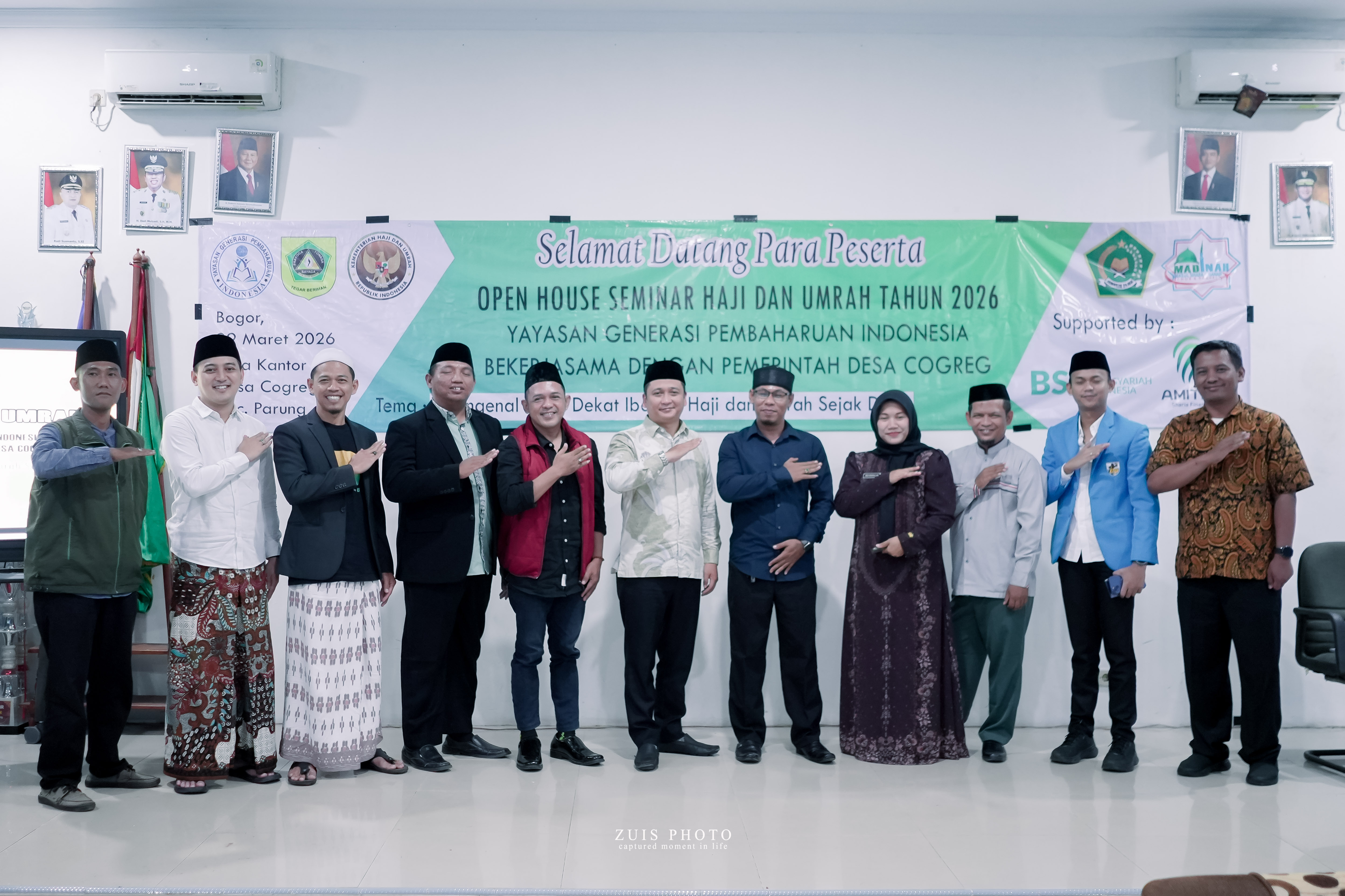 Yayasan Generasi Pembaharuan Indonesia Gelar Kegiatan Open House Seminar Haji dan Umrah Bekerja Sama dengan Pemerintah Desa Cogreg Tahun 2026